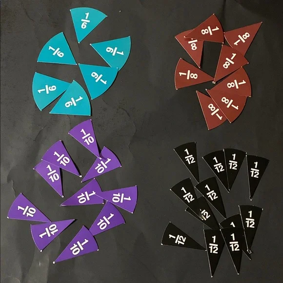 Hand2Mind - FRACTION TILES & CIRCLES SETS (102 pieces) - Picture 7 of 11